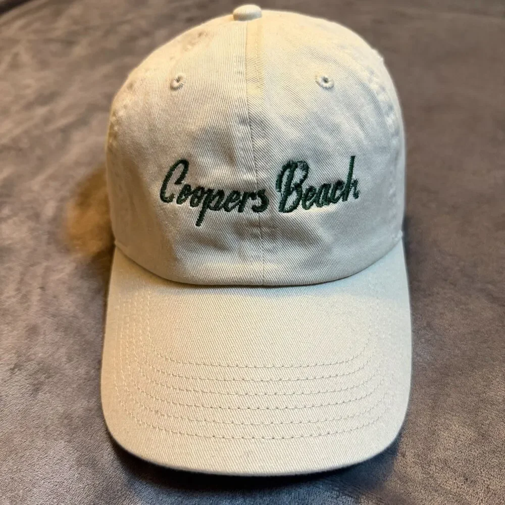 Newhattan brand Coopers Beach tan unstructured dad hat - One Size